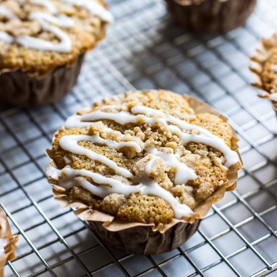 Apple Spice Crumb Muffins - Recipe photo by thebeachhousekitchen