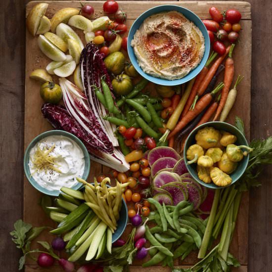 How To Assemble A Crudité Platter - Recipe photo by gdalkin