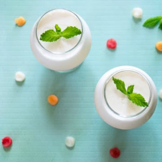 Melon Mousse - Recipe photo by A Sweet Little Life