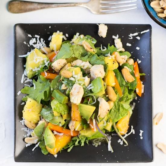 Tropical Chicken Salad - Recipe photo by Kiwi and Carrot