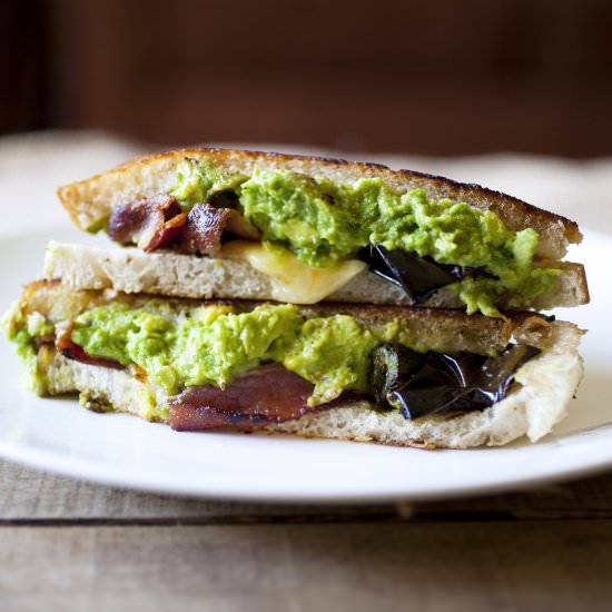 Roasted Jalapeño Sandwich - Recipe photo by partialingredients