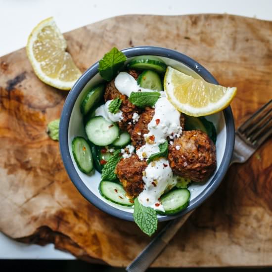Walnut Feta Kibbeh - Recipe photo by molly yeh