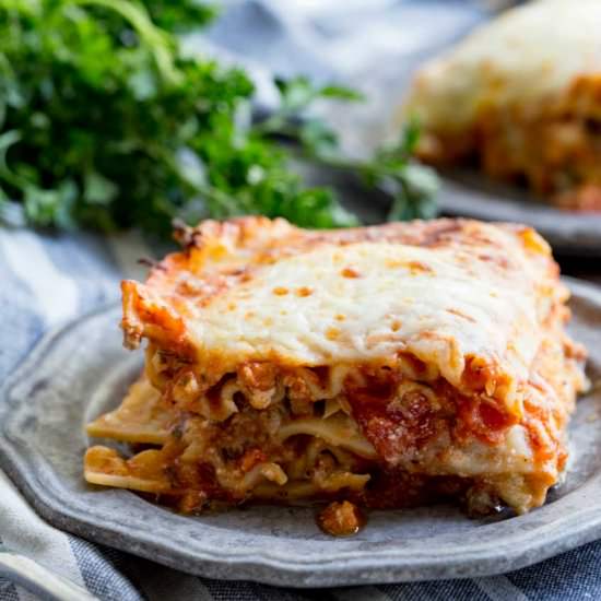 Traditional Lasagna - Recipe photo by ezpzmealz