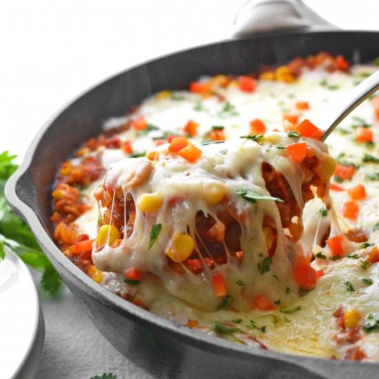 One-Pot Tex-Mex Chicken & Rice - Recipe photo by SimpleSeasonal