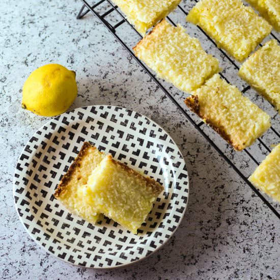 Coconut Lemon Squares - Recipe photo by mordenh