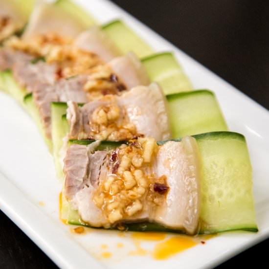 Pork Belly with Chili Garlic Sauce - Recipe photo by janskitchen
