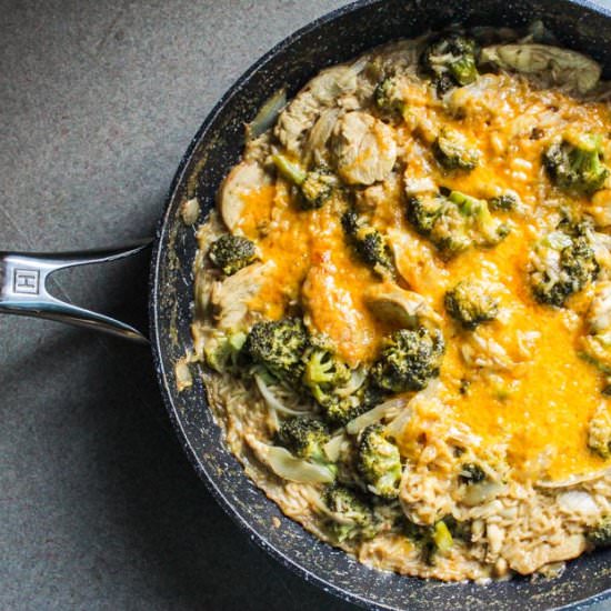 Cheesy Broccoli, Chicken and Rice - Recipe photo by Lisa G Cooks