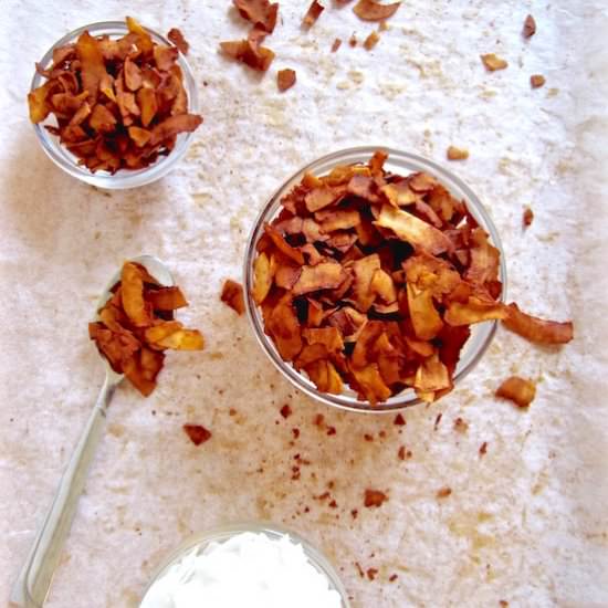 Vegan Coconut Bacon - Recipe photo by Vegan Chickpea