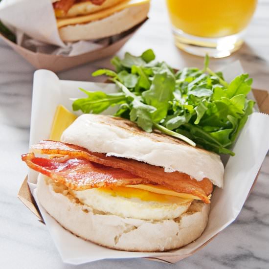 Make Ahead Breakfast Sandwiches - Recipe photo by thecharmingdetroiter