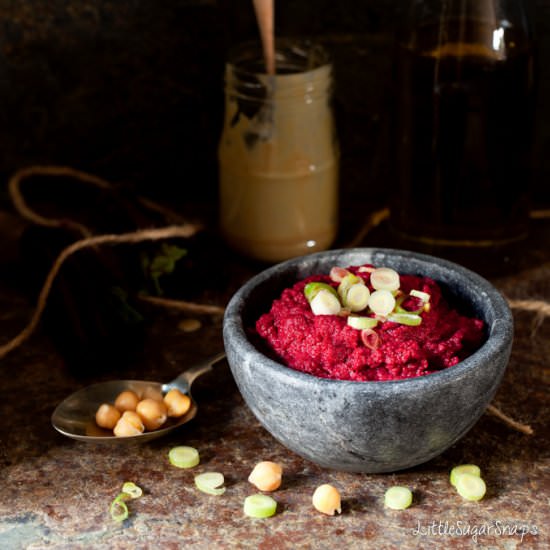 Beetroot Hummus - Recipe photo by littlesugarsnaps