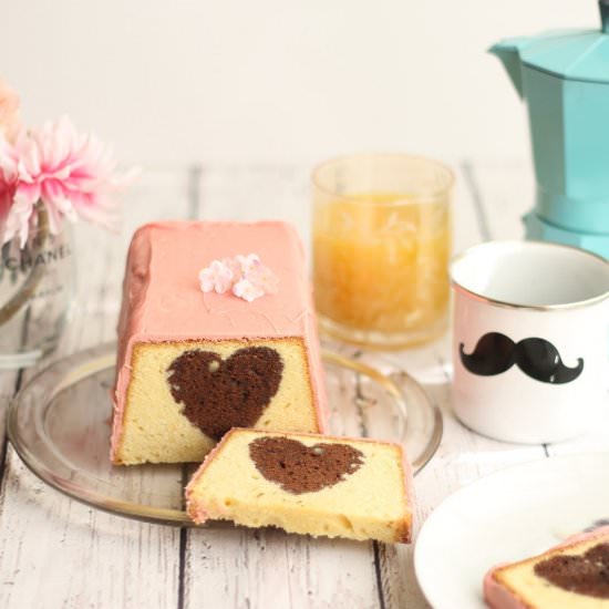 Plum Cake Heart - Recipe photo by Boulevard Pink