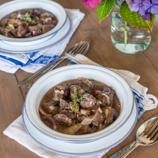 Slow Cooker Venison in Cider - Recipe photo by HedgeComber