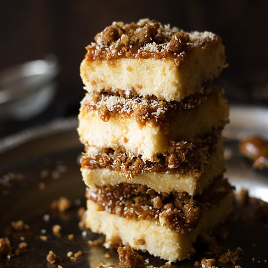 Ginger, Coconut and Caramel Bars - Recipe photo by Aninas Recipes