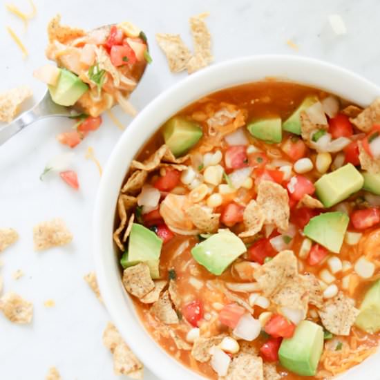 Creamy Enchilada Soup - Recipe photo by tidbits-cami.com