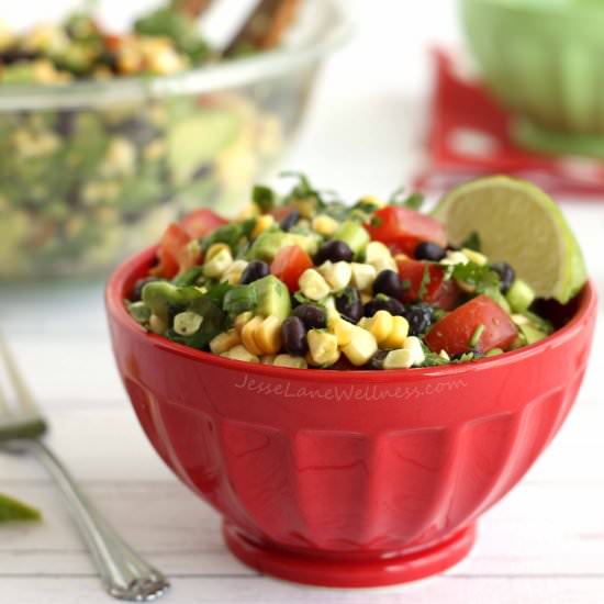 Fresh Corn Salsa Salad - Recipe photo by JesseLWellness