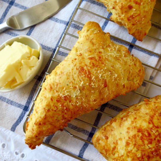 The Ultimate Cheese Scones - Recipe photo by whatsarahbakes