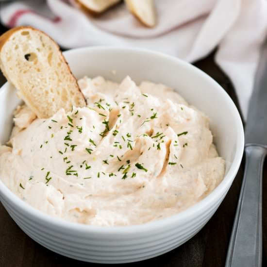 Smoked Salmon Dip - Recipe photo by platedcravings