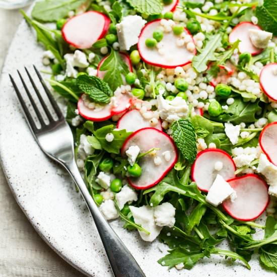 Arugula, Radish + Sorghum Salad - Recipe photo by athoughtforfood