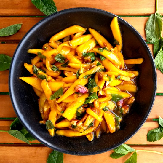 Japanese Mango Teriyaki Salad - Recipe photo by TastesLikeFood