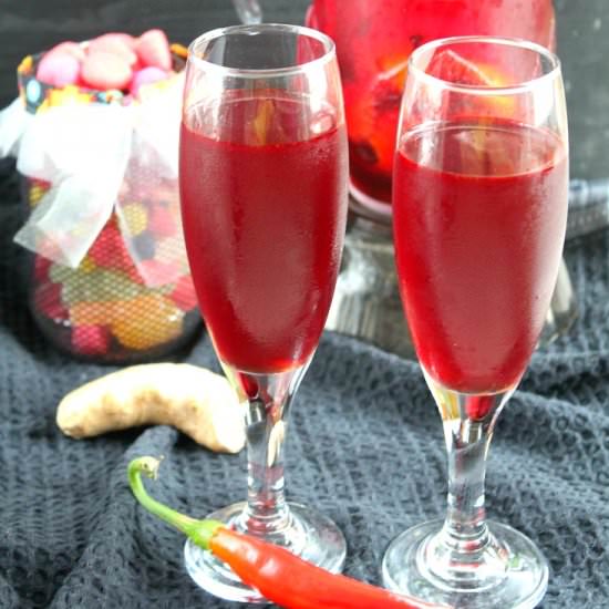 Dracula's Blood Punch Non Alcoholic - Recipe photo by Easy Peasy Creative Ideas