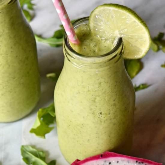 Dragon Fruit Green Smoothie - Recipe photo by naturalfitdiet