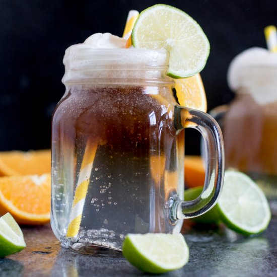 Spiced Rum Float - Recipe photo by KitchenSanctuary