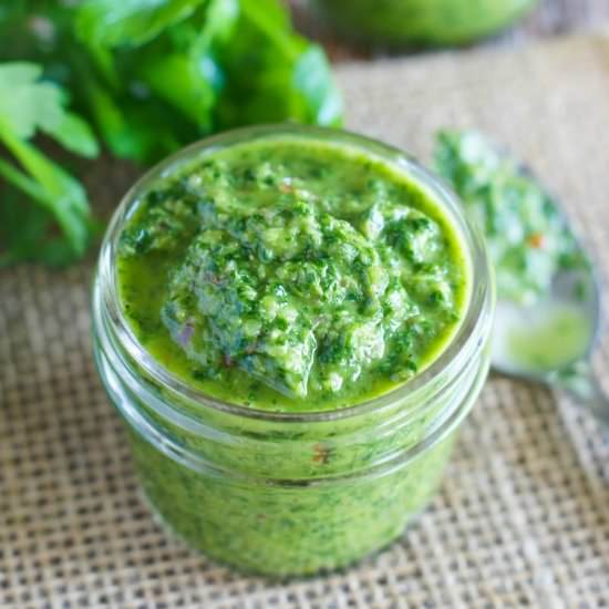 Homemade Chimichurri Sauce - Recipe photo by SmartLittleCookie