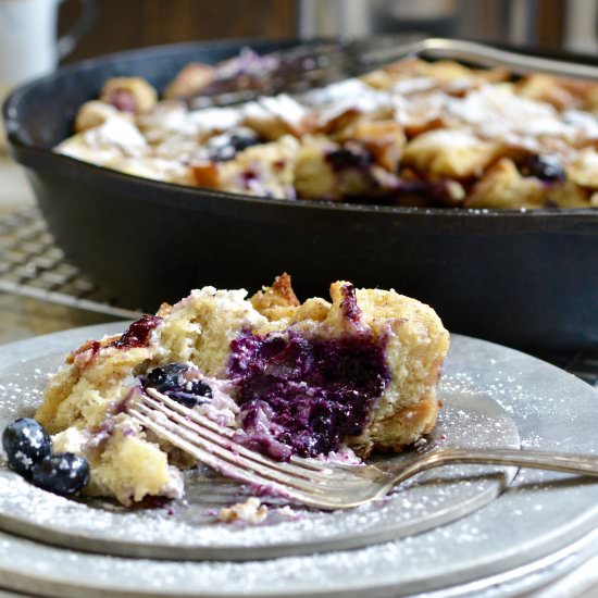 Cast Iron Bread Pudding - Recipe photo by Ciao Chow Bambina