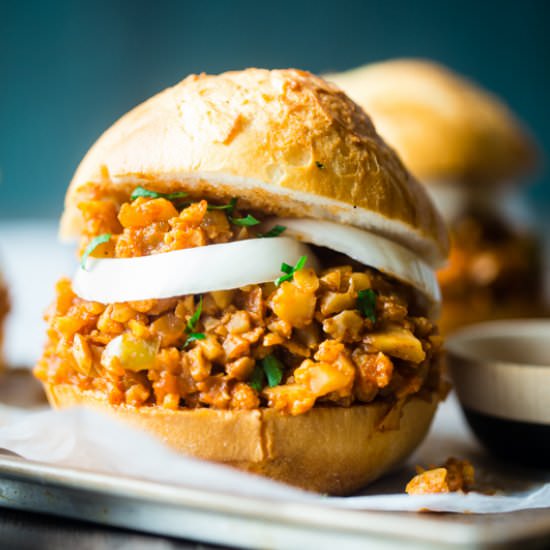 Vegan Cauliflower Sloppy Joes - Recipe photo by foodfaithfitness