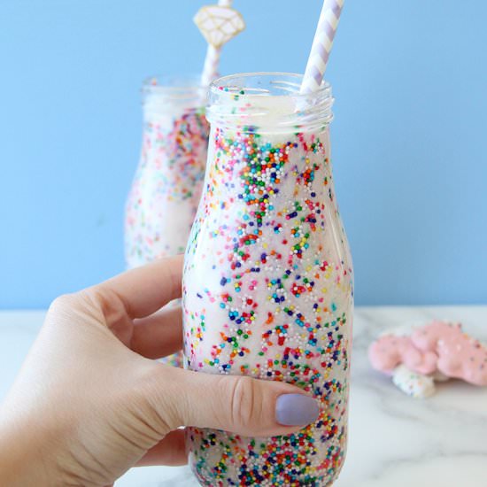 Animal Cookie Milkshake - Recipe photo by GlitterandBubbles