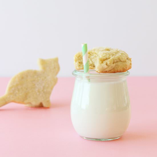 Kitty Cat Butter Cookies - Recipe photo by GlitterandBubbles
