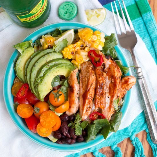 Buttermilk BBQ Chicken Salad - Recipe photo by beckysuebakes
