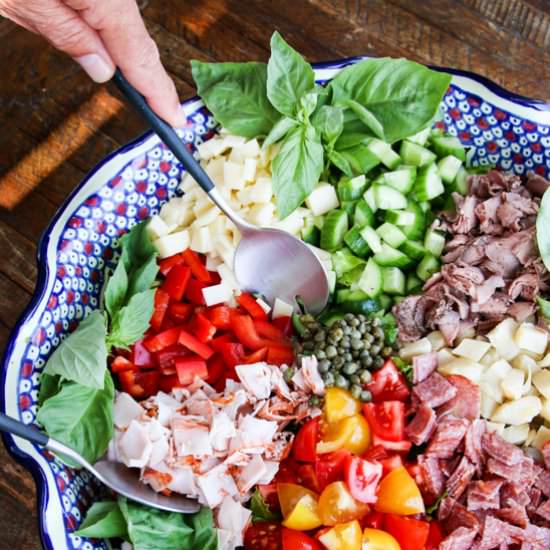 Italian Deli Chopped Salad - Recipe photo by Something New For Dinner
