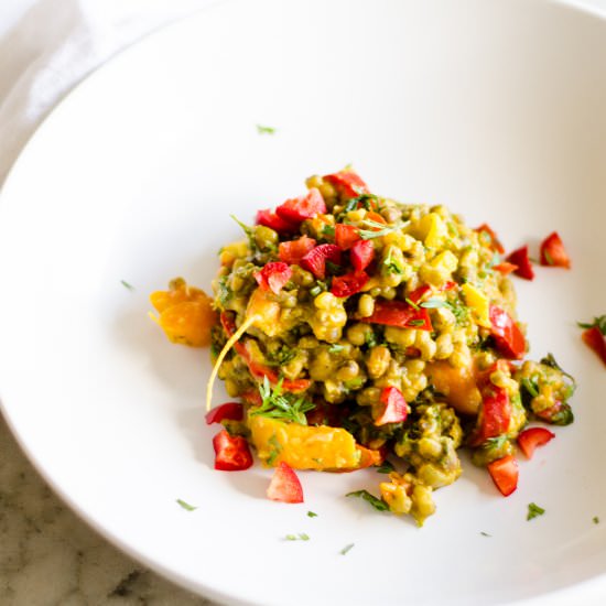 Mung Bean Dahl - Recipe photo by TheNomadicWife
