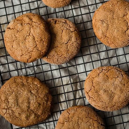 Soft Ginger Molasses Cookies - Recipe photo by asweetpeachef