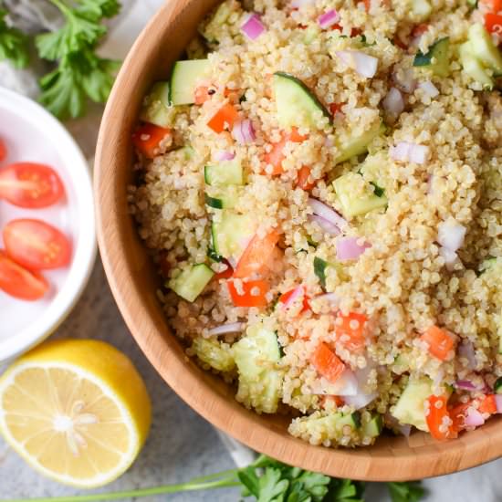 Make-Ahead Quinoa Party Salad - Recipe photo by projectmealplan