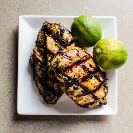 Honey-Lime Grilled Chicken - Recipe photo by Lisa G Cooks