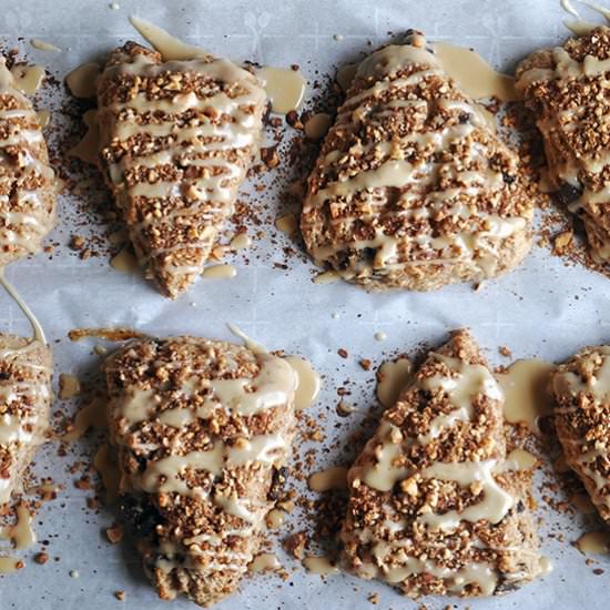 Chocolate Almond Scones - Recipe photo by BatterandDough