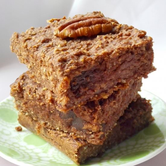 Banana Yogurt Brownies - Recipe photo by myhealthydessert