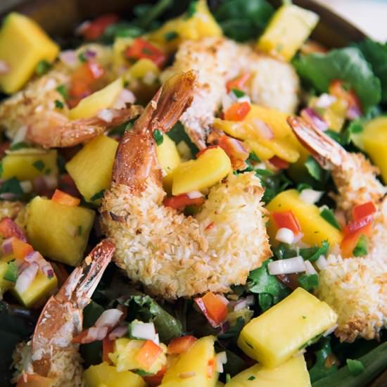 Coconut Shrimp And Mango Salsa - Recipe photo by PaleoLeap