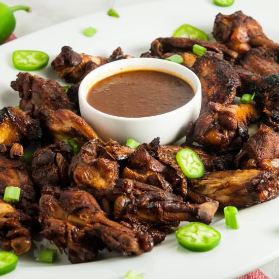 Crockpot Asian Barbecue Wings - Recipe photo by SeasonedSprinkles