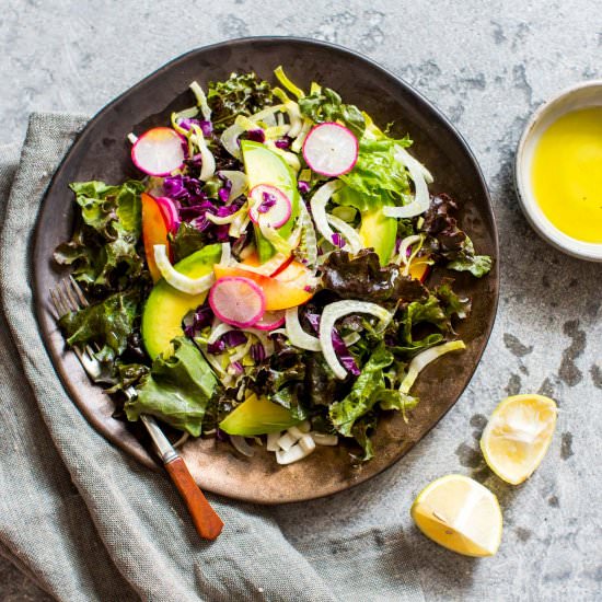 Nectarine Avocado Salad - Recipe photo by thegantzery