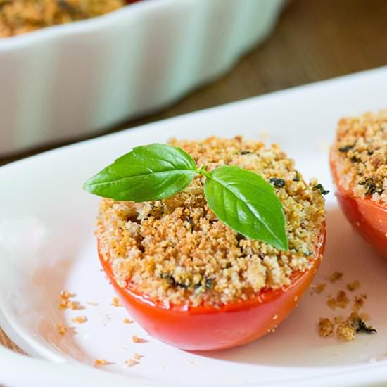 Gluten-Free Tomatoes Provencal - Recipe photo by Queen of My Kitchen