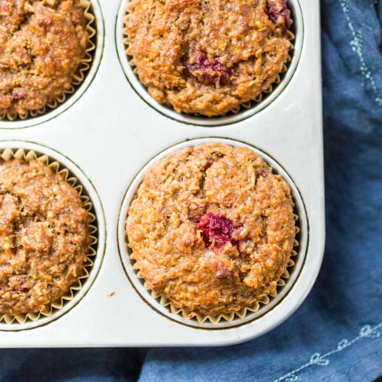 Raspberry Muffins - Recipe photo by thegantzery
