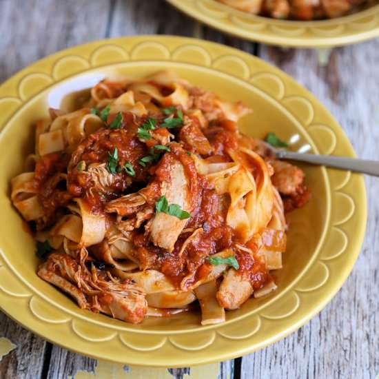 Chicken Thigh Bolognese - Recipe photo by Blommi
