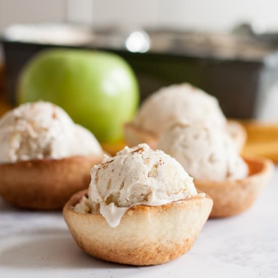 No Churn Apple Pie Ice Cream - Recipe photo by GoodieGodmother