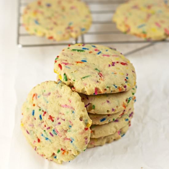 Rainbow Confetti Sugar Cookies - Recipe photo by 365 Days of Easy Recipes