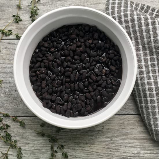 Slow Cooked Black Beans - Recipe photo by cookingwithbliss