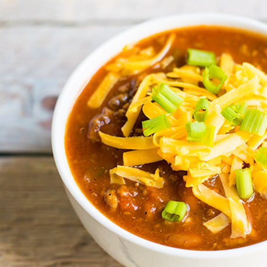 My Favorite Chile Recipe - Recipe photo by Carissa @ thrift and spice