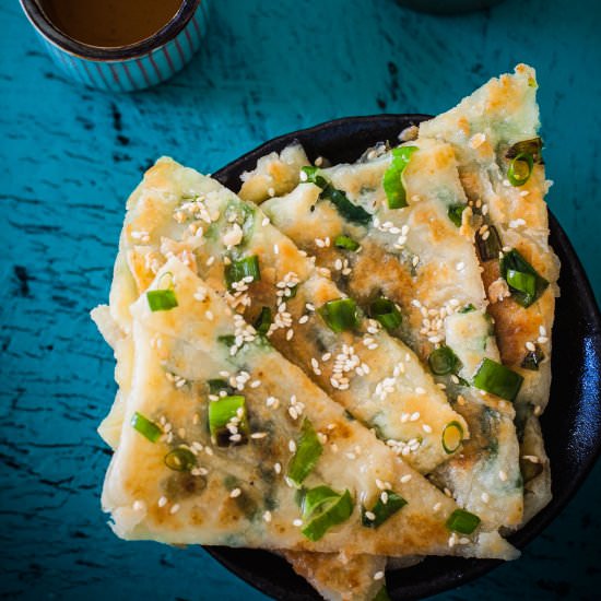 Spring Onion Pancakes - Recipe photo by cookingwithlei